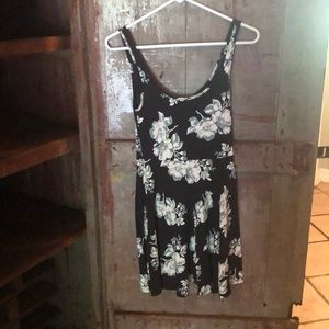 XS Aeropostale Navy floral stretch tank dress